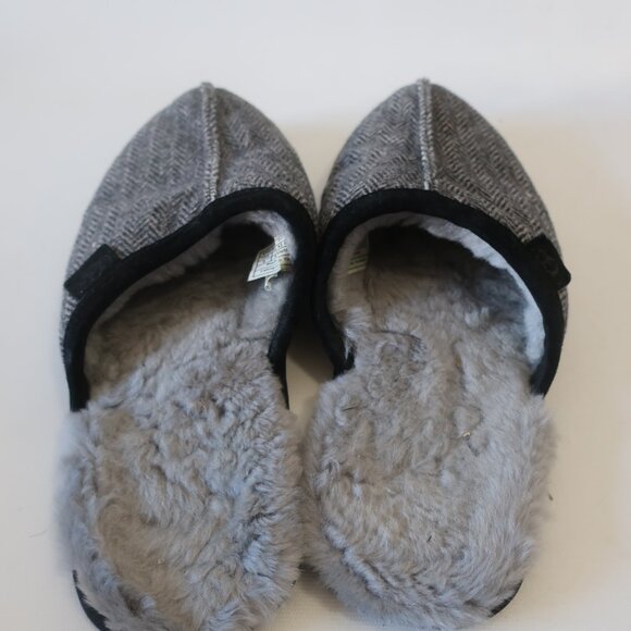 Mens UGG Scuff Gray Tweed Slippers S/N 1003573 Size 9 - Picture 5 of 7